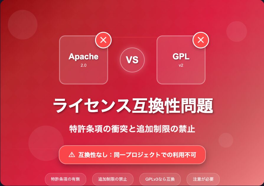 ライセンス互換性
